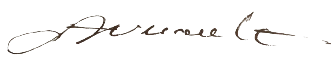 Signature de Antoine-Vincent Arnault